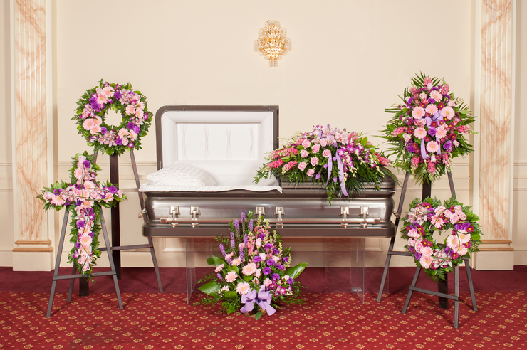 Pink & Purple Funeral Flower Collection