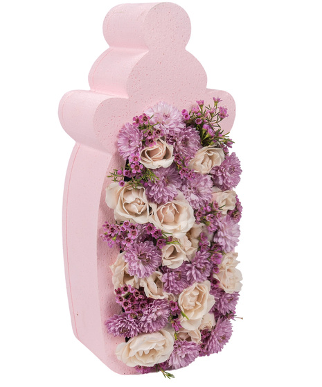 Flowering Pink Baby Bottle