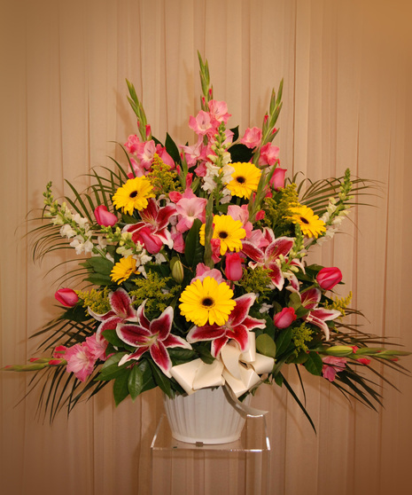 Mixed Flower Tribute - Large