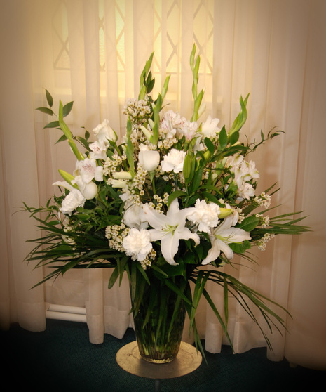 Vase Arrangement - White