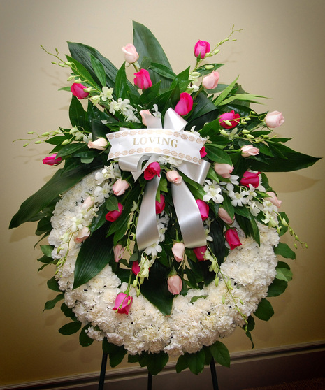 Wreath - Rose And Orchid Burst