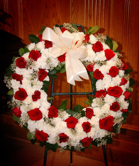 Wreath - Roses & Carnations