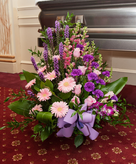 Pink & Purple Tribute Flowers