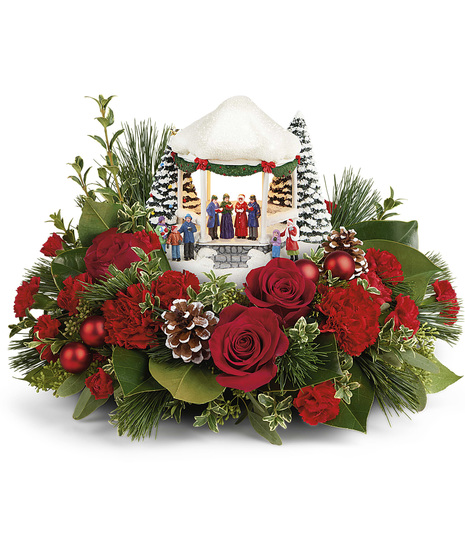 Thomas Kinkade Keepsake Floral Centerpiece