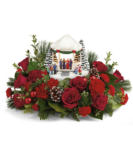 Thomas Kinkade Keepsake Floral Centerpiece